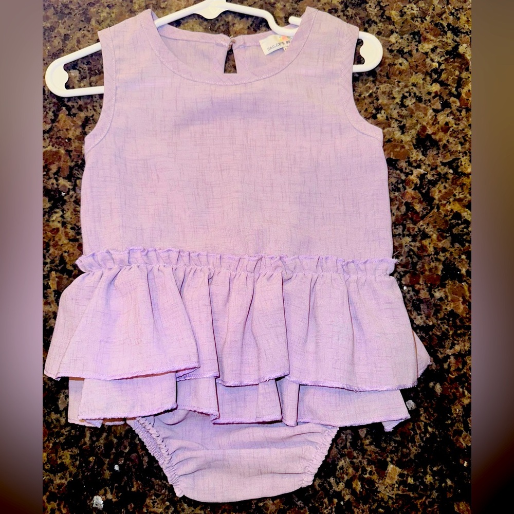 Bailey Blossoms lavender bubble 18/24m - perfect for spring/Summer